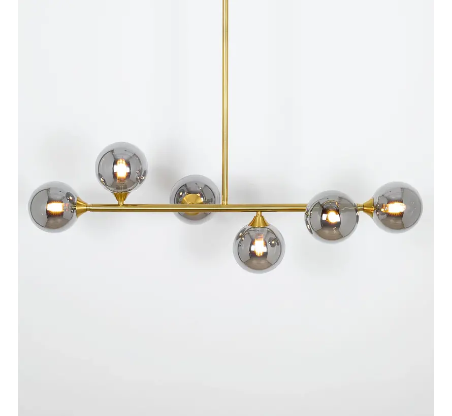 Design plafondlamp Aster - 6-lichts - G9 fitting