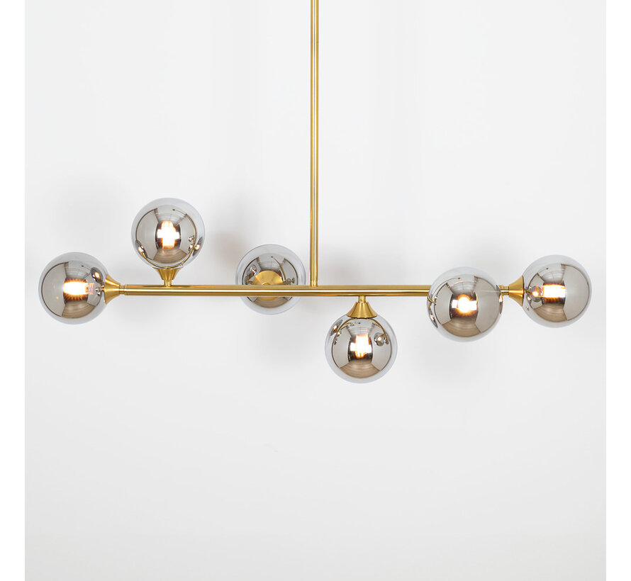 Design plafondlamp Aster - 6-lichts - G9 fitting