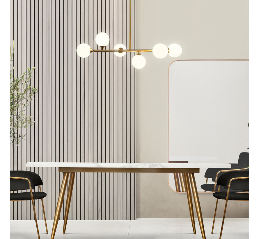 Design plafondlamp Aster - 6-lichts - G9 fitting