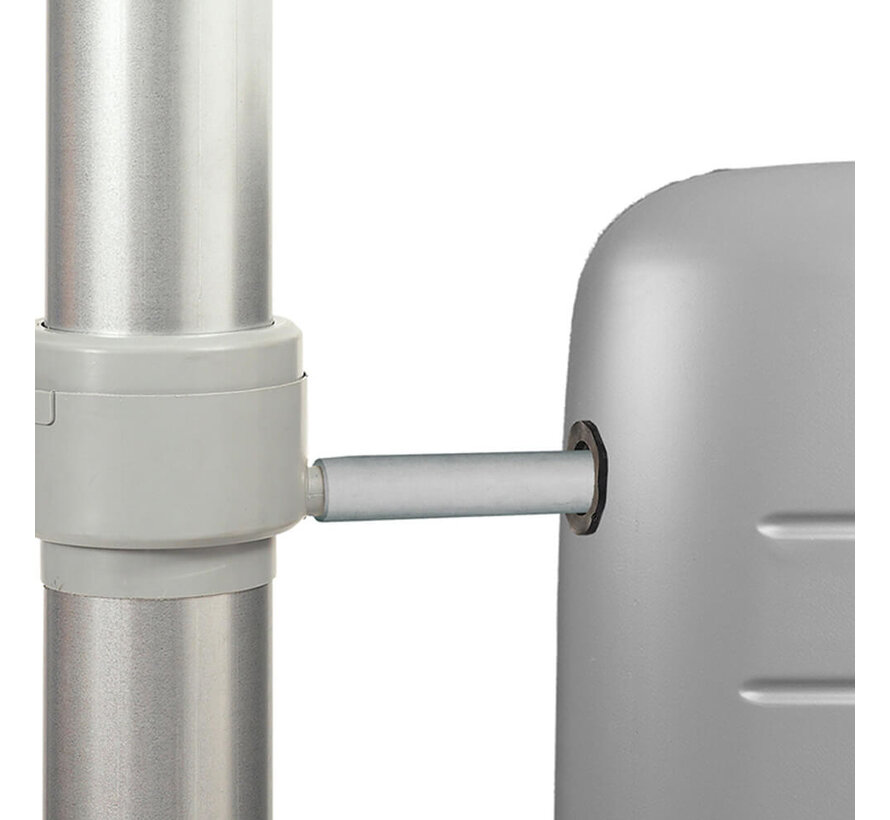 Regenton Cubus - 340 liter - Betongrijs