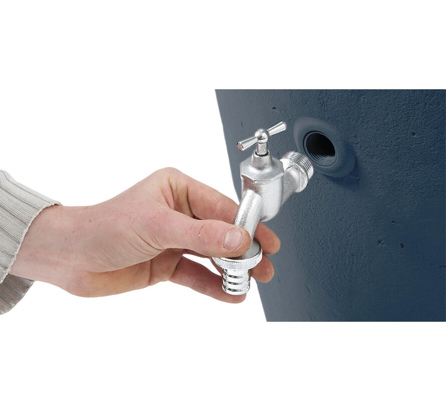 Regenton + Plantenbak 2 in 1 Antraciet - 300 liter