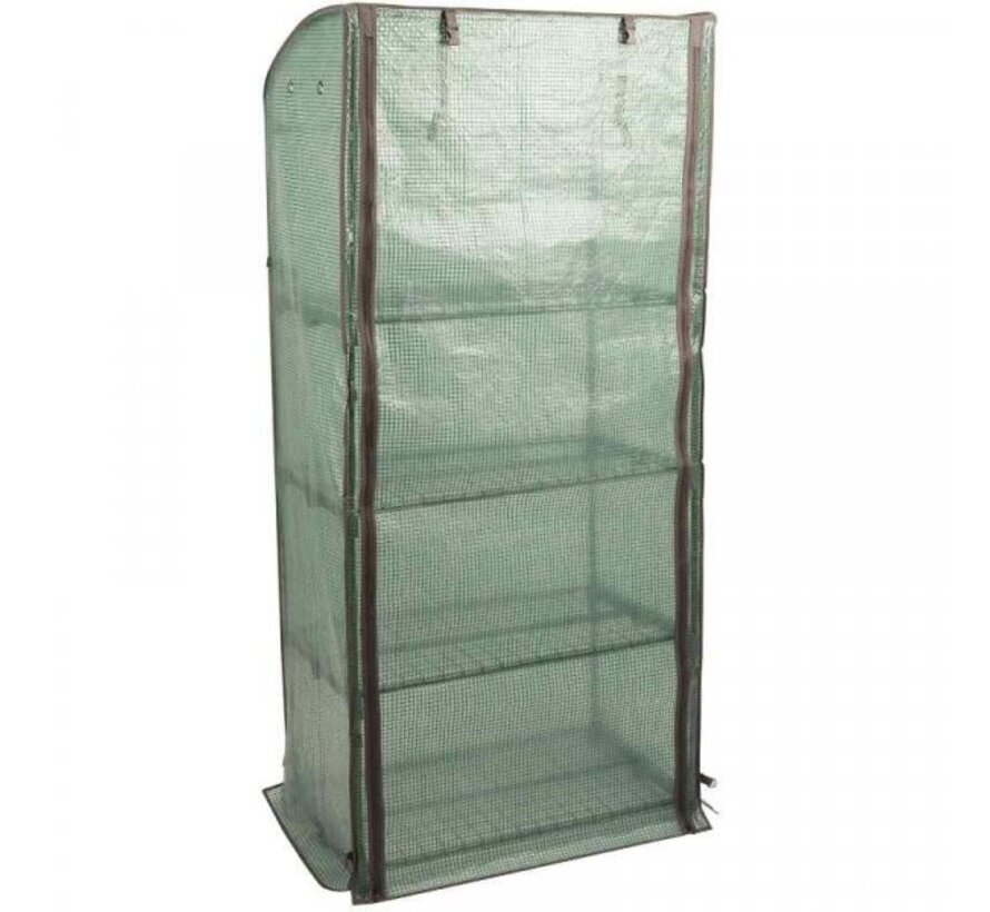 GroZone Kweekkast - 4 trede - 6 veiligheidspunten - 4 ventilatieopeningen