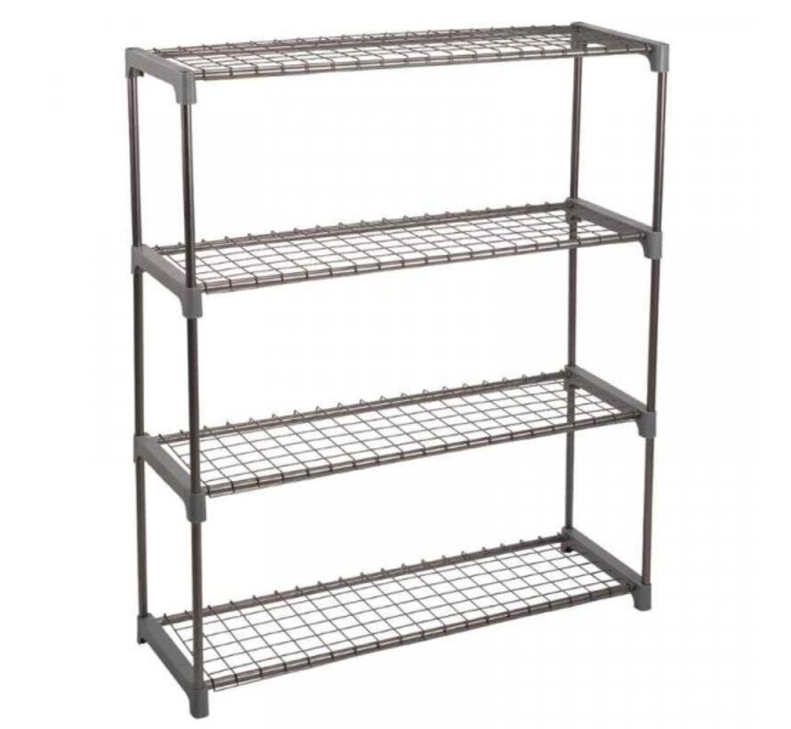 GroZone Kweekstelling - 4 niveaus - Stalen frame