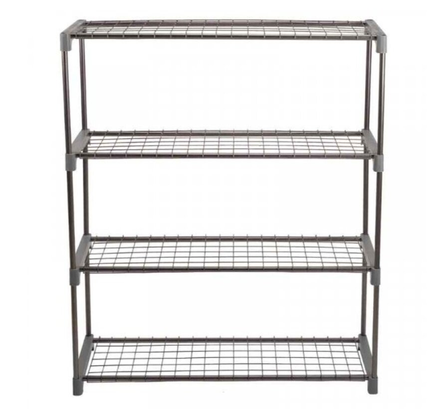 GroZone Kweekstelling - 4 niveaus - Stalen frame