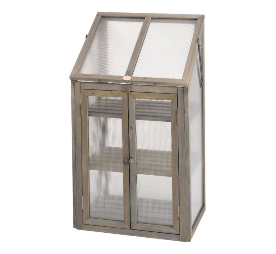 GroZone Kweekkast - Hout - 57 x 41 x 100 cm