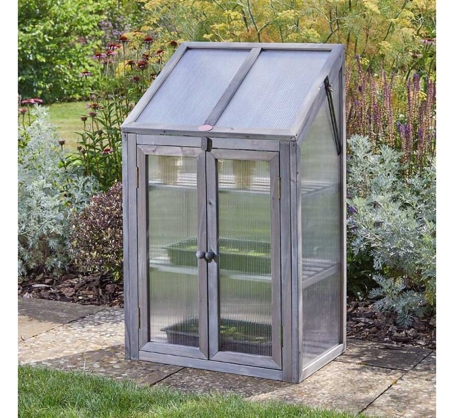 GroZone Kweekkast - Hout - 57 x 41 x 100 cm