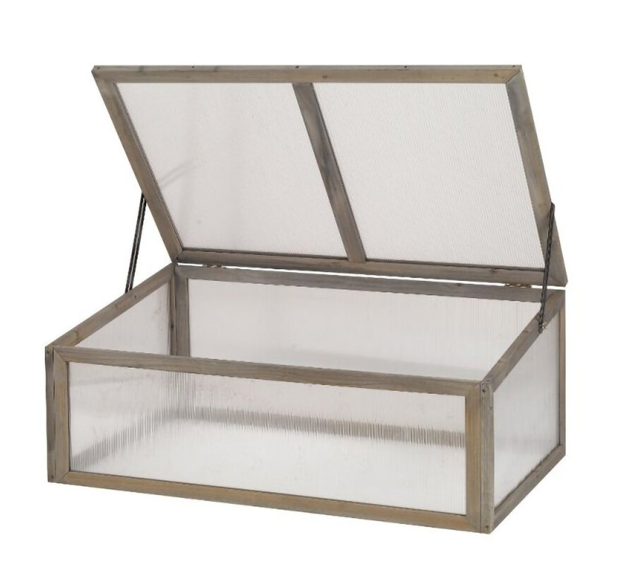 GroZone koude kas - Hout - 100 x 65 x 40 cm