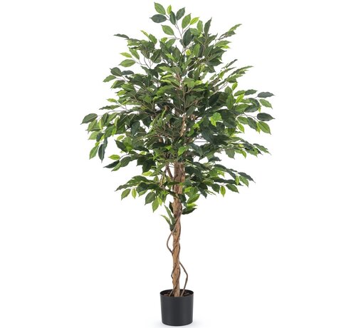 Greenmoods Kunstplant Ficus - Groen - 150 cm