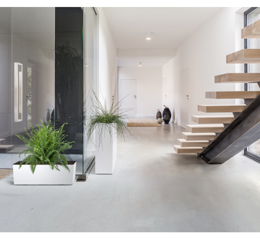 Plantenbak Urbi Case Tower - Wit - 77 x 68 cm