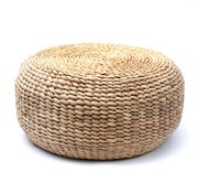 Bazar Bizar Hyacinth Poef - Naturel M - 60 x 30 cm
