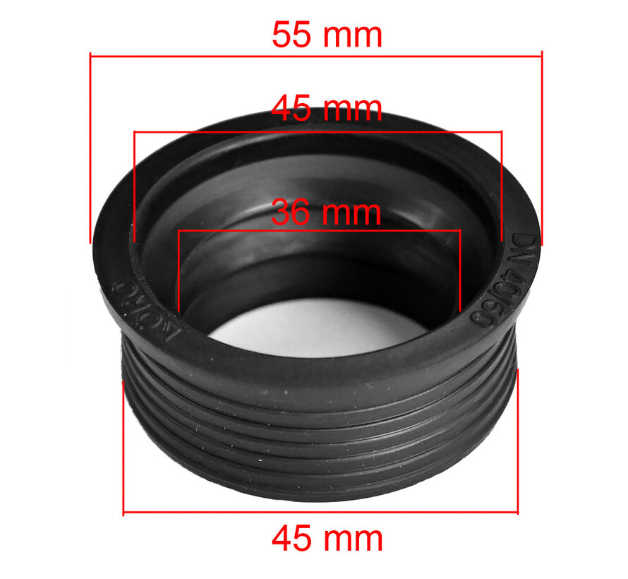Verloopring - Vulautomaat 40 - 50 mm - Voor vulautomaat 70 - 80 mm