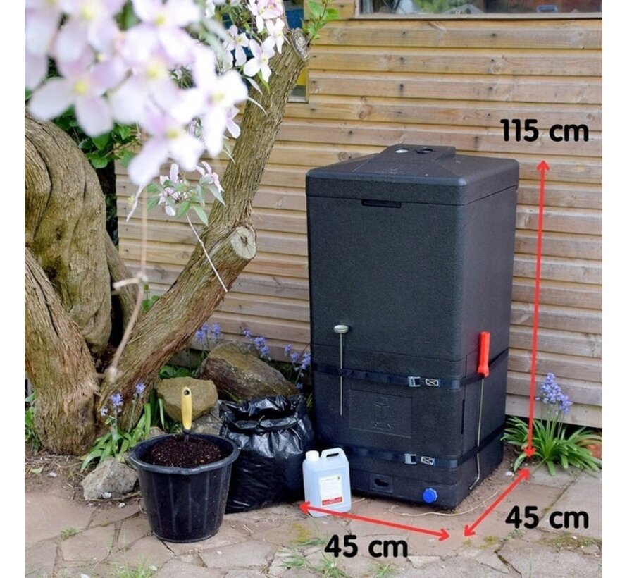 Compostvat Hotbin - Mini 100 liter - 32x sneller - Warm composteren