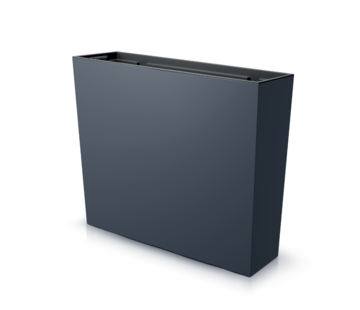 Prosperplast Plantbak Urbi Case Tower - Antraciet - 77 x 68 cm