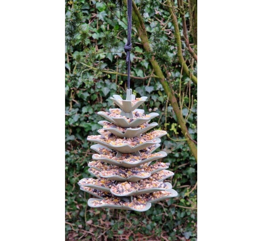 Voedersilo - Jesse XL - kunststof grijs