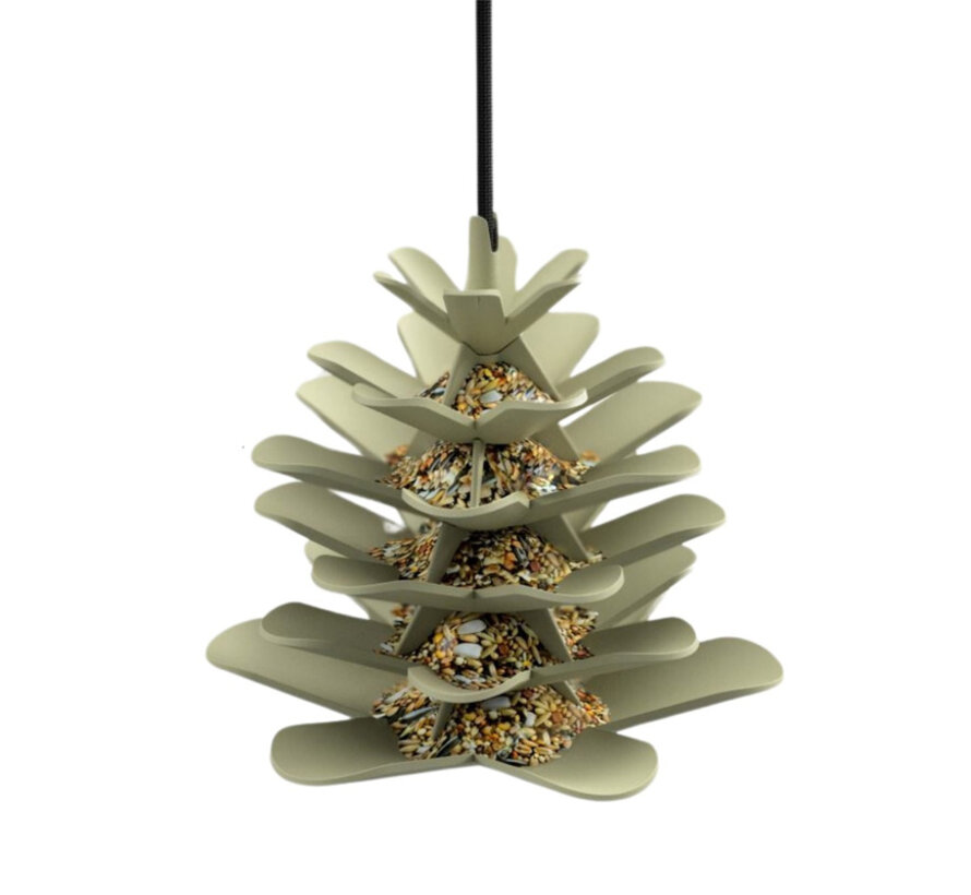 Voedersilo Dennenappel - Jesse - Grijs