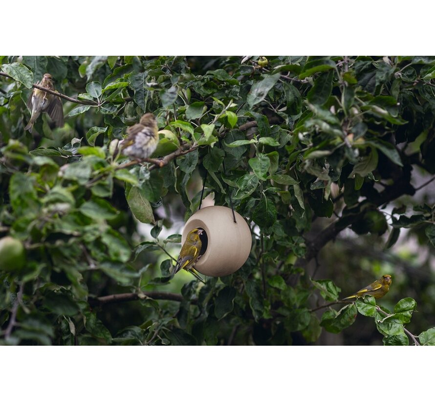 Voederbol Lisa - Keramiek - Beige of grijs