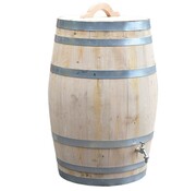 Meuwissen Agro Houten Regenton - 150 Liter Kastanje + Chromen kraan + Handvat