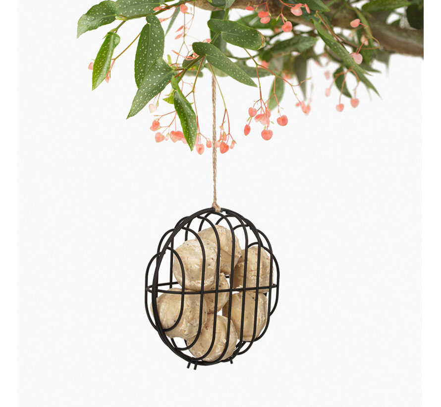 Vetbolhouder Bobbie - Rond - Metaal