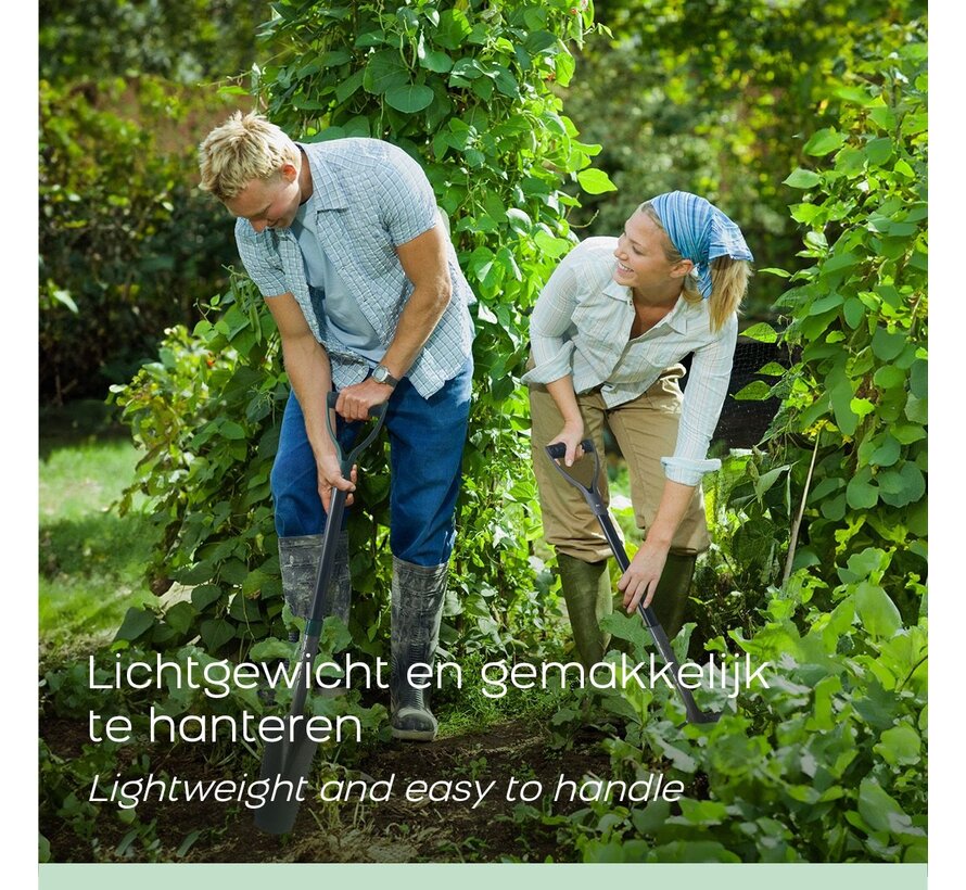 Wortelkiller - Tuinspade grijs - 114 cm