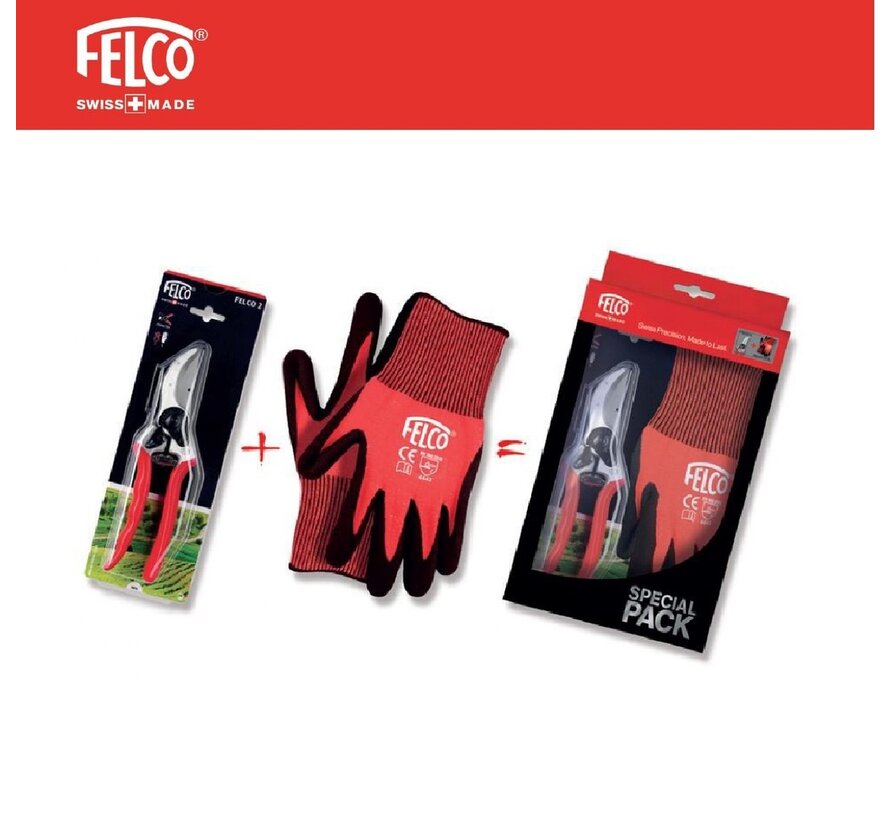 Felco 2 snoeischaar + Gratis handschoenen 701-L