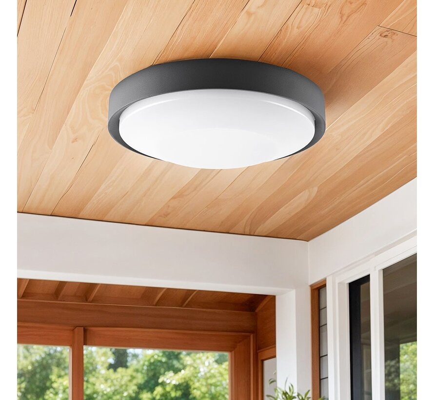 Landon Platfondlamp - Voor buiten - 3000K - IP65