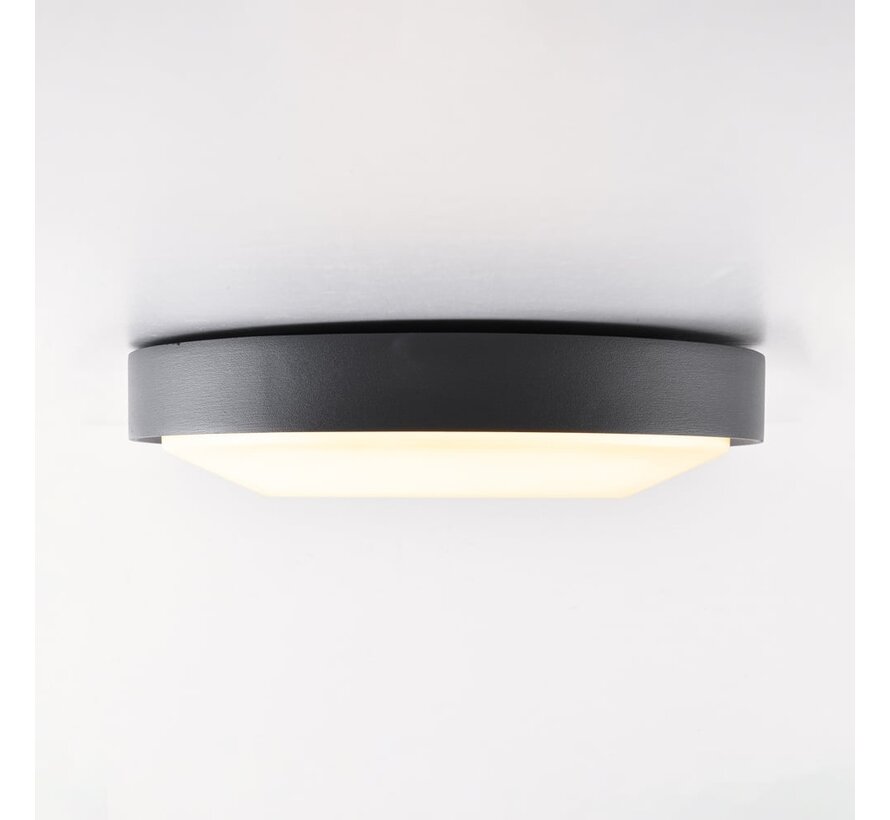 Landon Platfondlamp - Voor buiten - 3000K - IP65