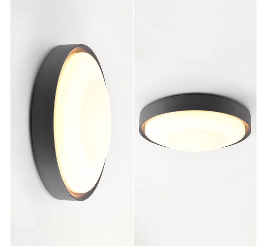 Landon Platfondlamp - Voor buiten - 3000K - IP65