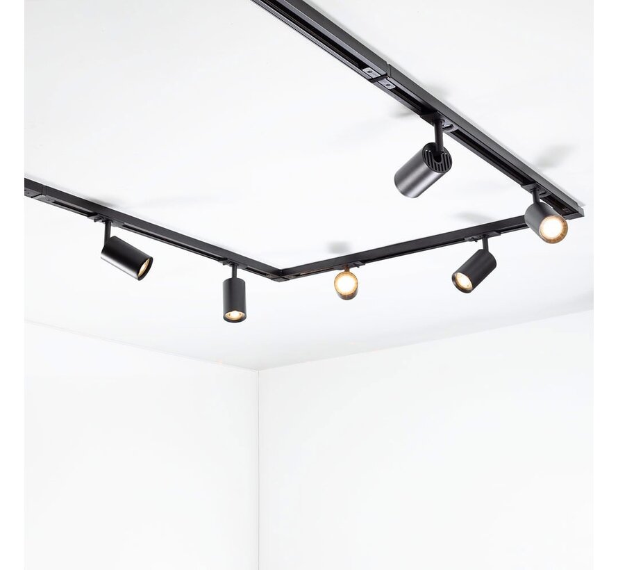 1-fase railsysteem - 1,5 meter - Jill spots - Plafond