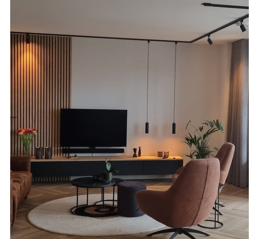 1-fase railsysteem - 1,5 meter - Jill spots - Plafond