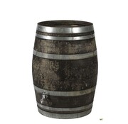 Meuwissen Agro Houten regenton 225 liter - Grijs - Zonder deksel