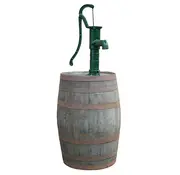 Meuwissen Agro Regenton whiskyvat met pomp - 190 liter - Geborsteld