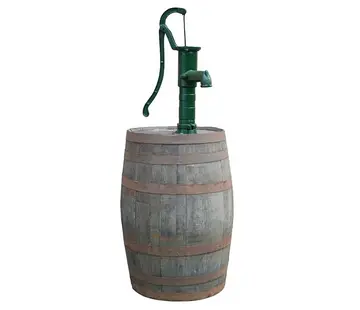 Meuwissen Agro Regenton whiskyvat met pomp - 190 liter - Geborsteld