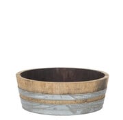 Meuwissen Agro Houten kuip - Bloembak dikke rand - 65 x 20 cm