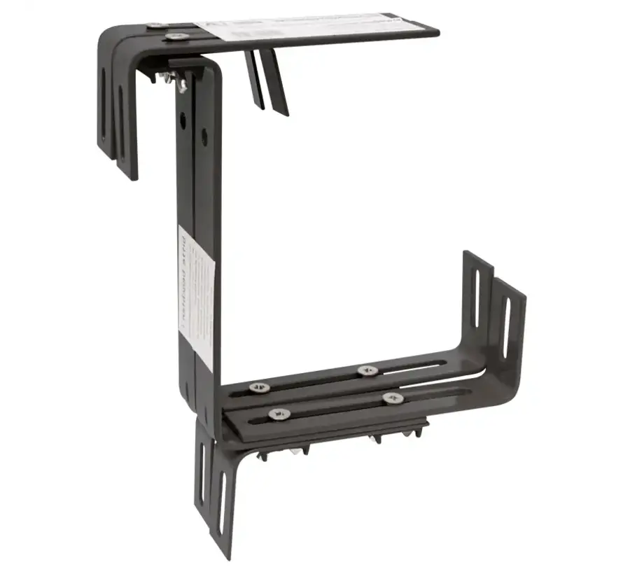 Balkonhaak Type A - Aqua Green - Antraciet - 2 stuks