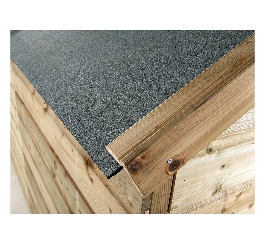 Glorenza kippenhok - Eva - 393 x 95 x 148 cm - Scharrelruimte