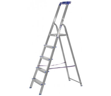 Maxall Maxall Huishoudtrap 7 treden - Aluminium - Basic line