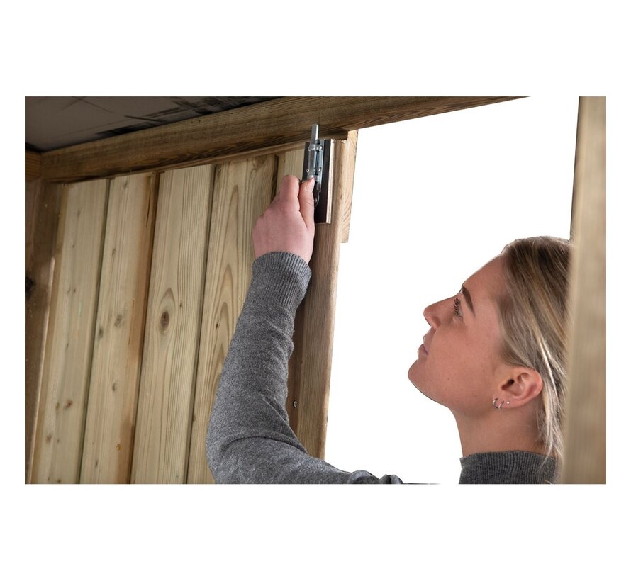 Tuinkast Bart - Houten kast - 147,5 x 53,5 x 182 cm