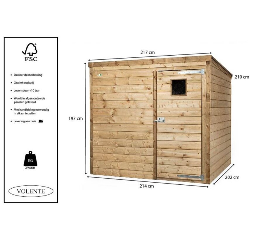 Tuinberging - Lucas - 217 x 210 x 197 cm