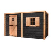 Volente Tuinberging Willem - Zwart Douglas hout - 318 x 196 x 208 cm