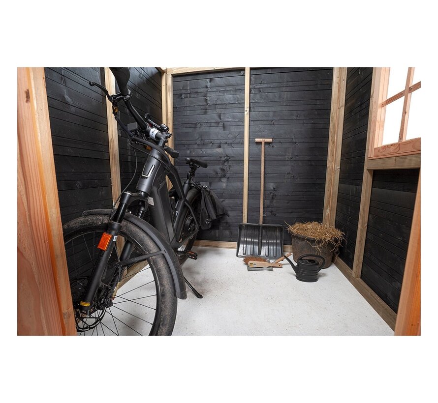 Volente Tuinberging Willem - Zwart Douglas hout - 318 x 196 x 208 cm