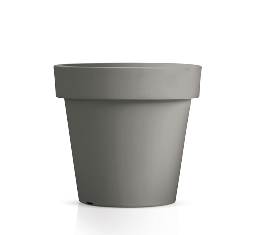 Bloempot Lexo Round - 80 cm - 212 liter - Betongrijs