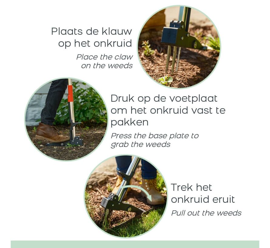 Root Slayer Onkruidtrekker - Pedal Claws - 100 cm