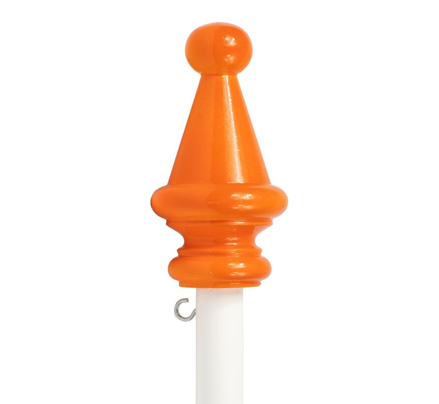 Vlaggenstok Victoriaanse knop - 2 meter - 30 mm