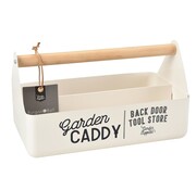 Burgon & Ball Tuingereedschapskist - Blauw of wit - 28 x 16 x 7,5 cm