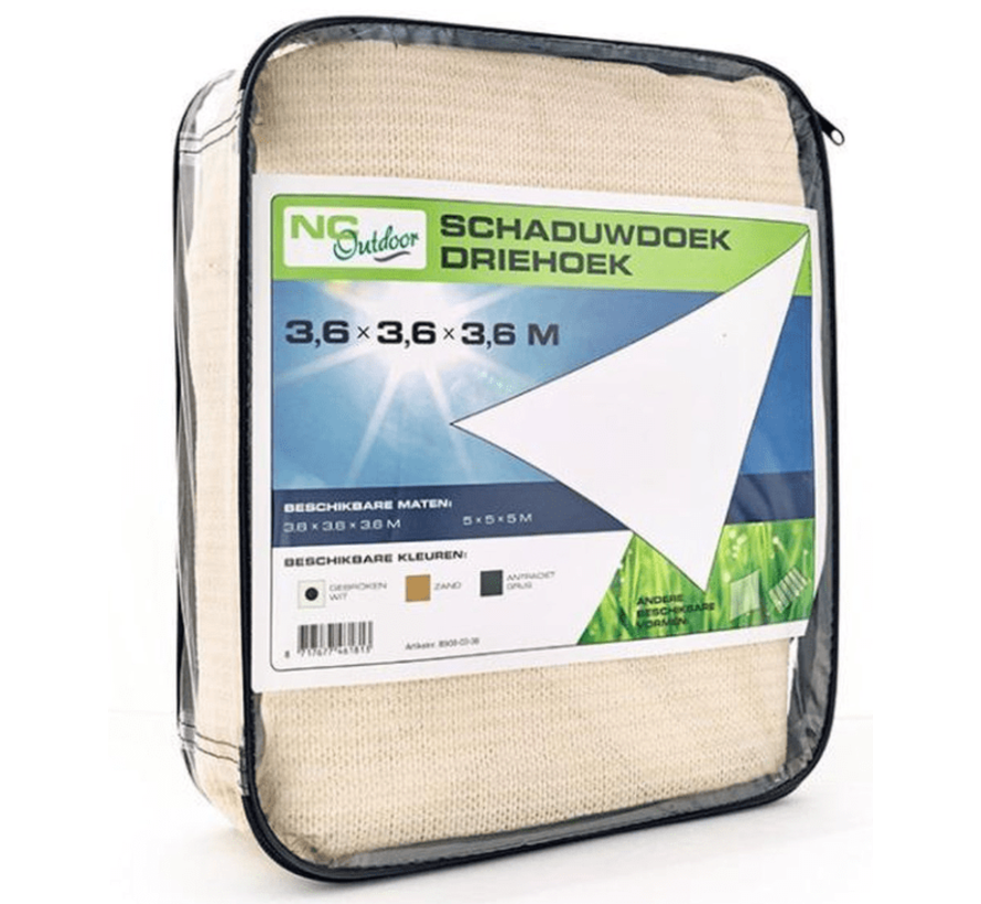 Schaduwdoek Driehoek - 360 cm - NC Outdoor