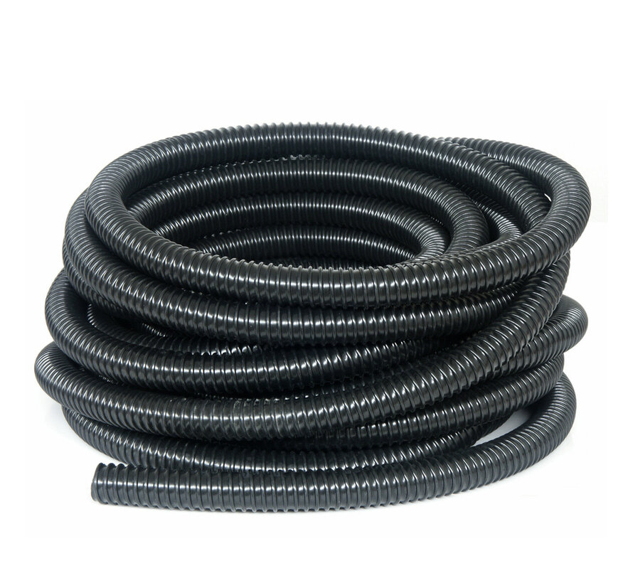 Vijverslang zwart 40 mm x 25 meter