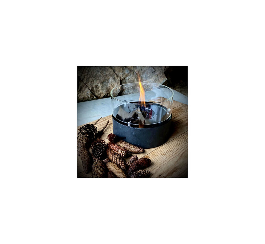 Tenderflame Café 18 - Reactive Porcelain - Zwart
