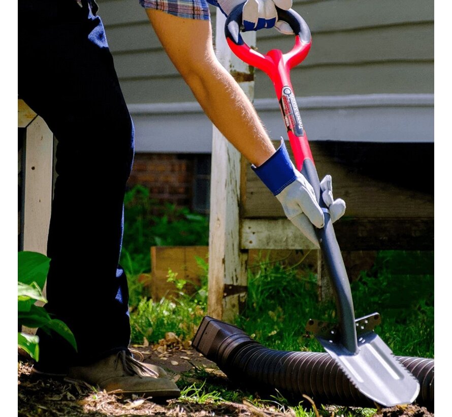 Root Slayer Geulspade - Koolstofstaal - Extra tanden