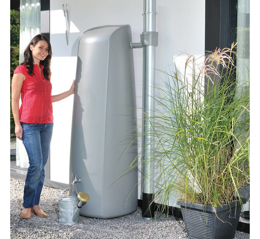 Regenton Elegance Steengrijs 400 liter - Tweedekans - Lichte schade