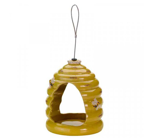 Smart Garden Products Vogelvoederhuisje Bijenkorf - Keramiek - 17 cm